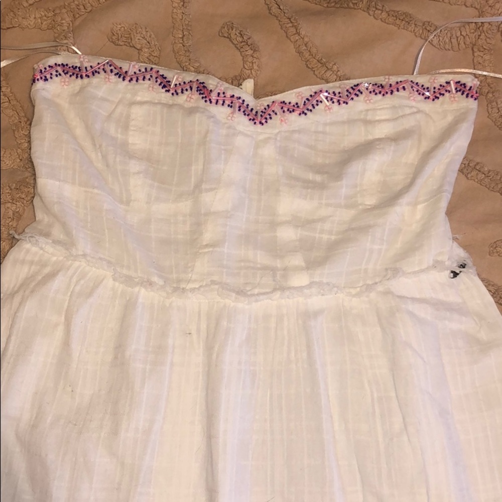 roxy strapless beaded dress
